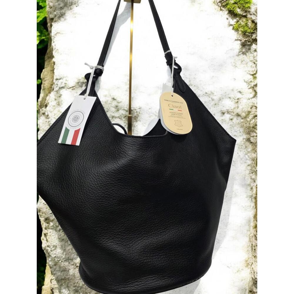 #470 - Viola Castellani Shoulder Bag Leather